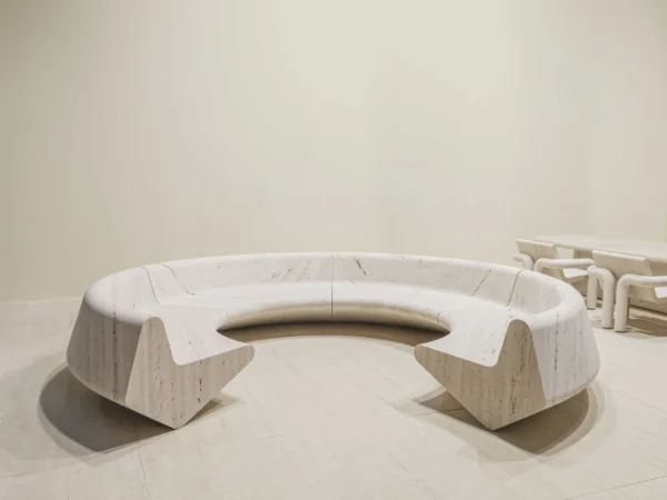 Milano Italian Travertine Sofa
