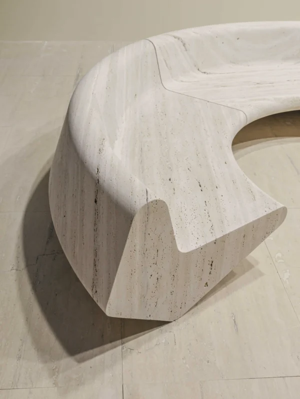 Milano Italian Travertine Sofa - Image 2