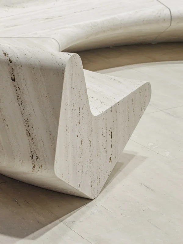 Milano Italian Travertine Sofa - Image 6