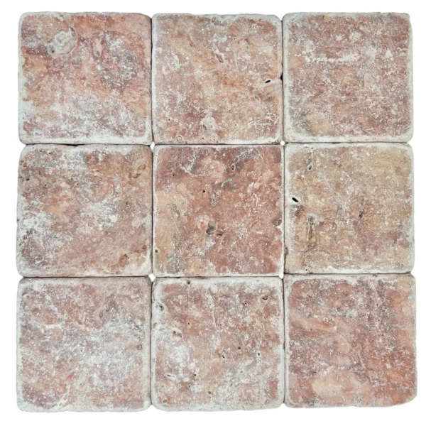 Red Tumbled Square